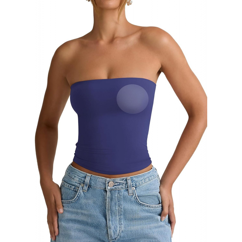 AURETOP Padded Tube Top with Built-in Bra