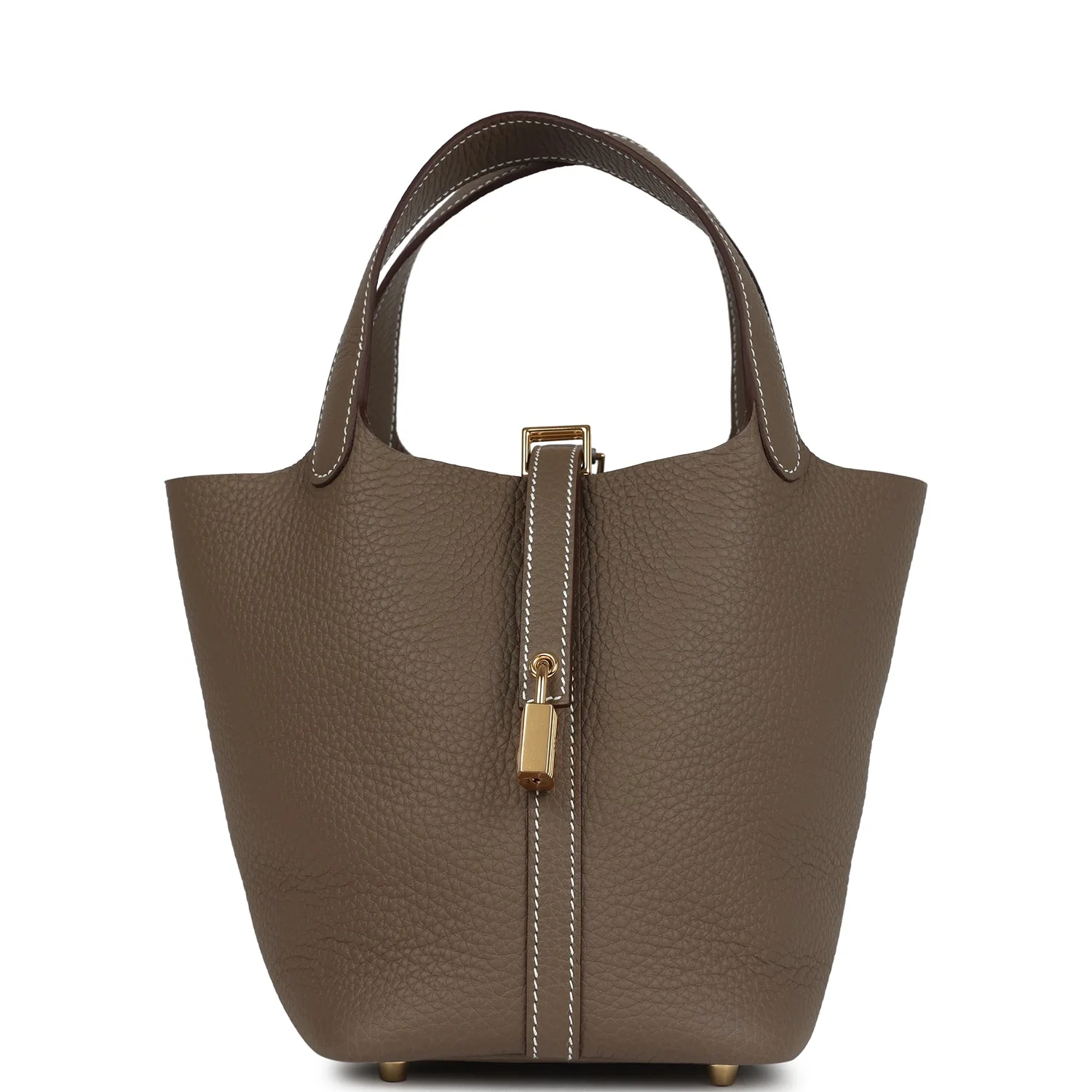 Hermes Picotin Lock 18 Etoupe Clemence Gold Hardware