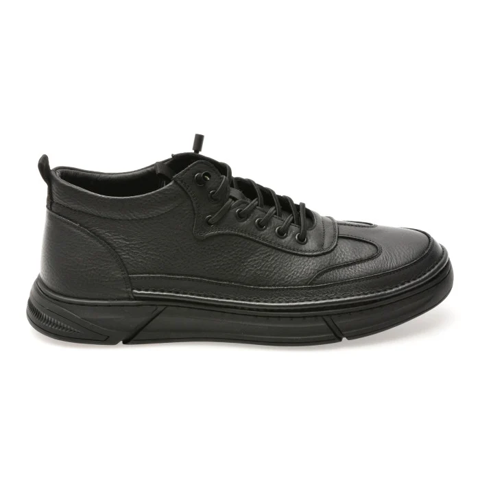 Ghete BITE THE BULLET negre, 28905, din piele naturala