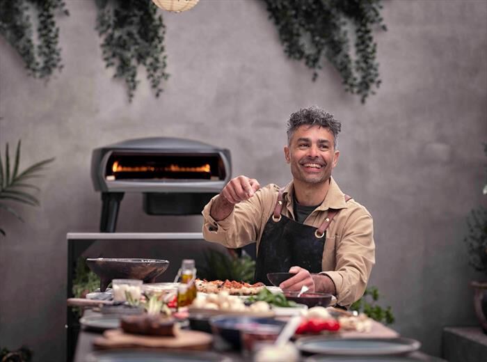 WITT - Forno pizza da esterno ETNA ROTANTE-Nero