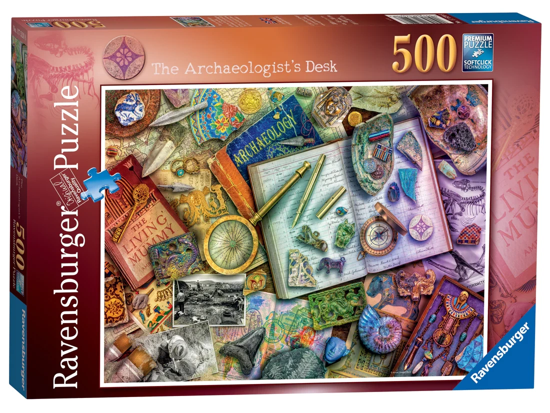 Aimee Stewart The Archaeologist's Desk 500 Piece Puzzle