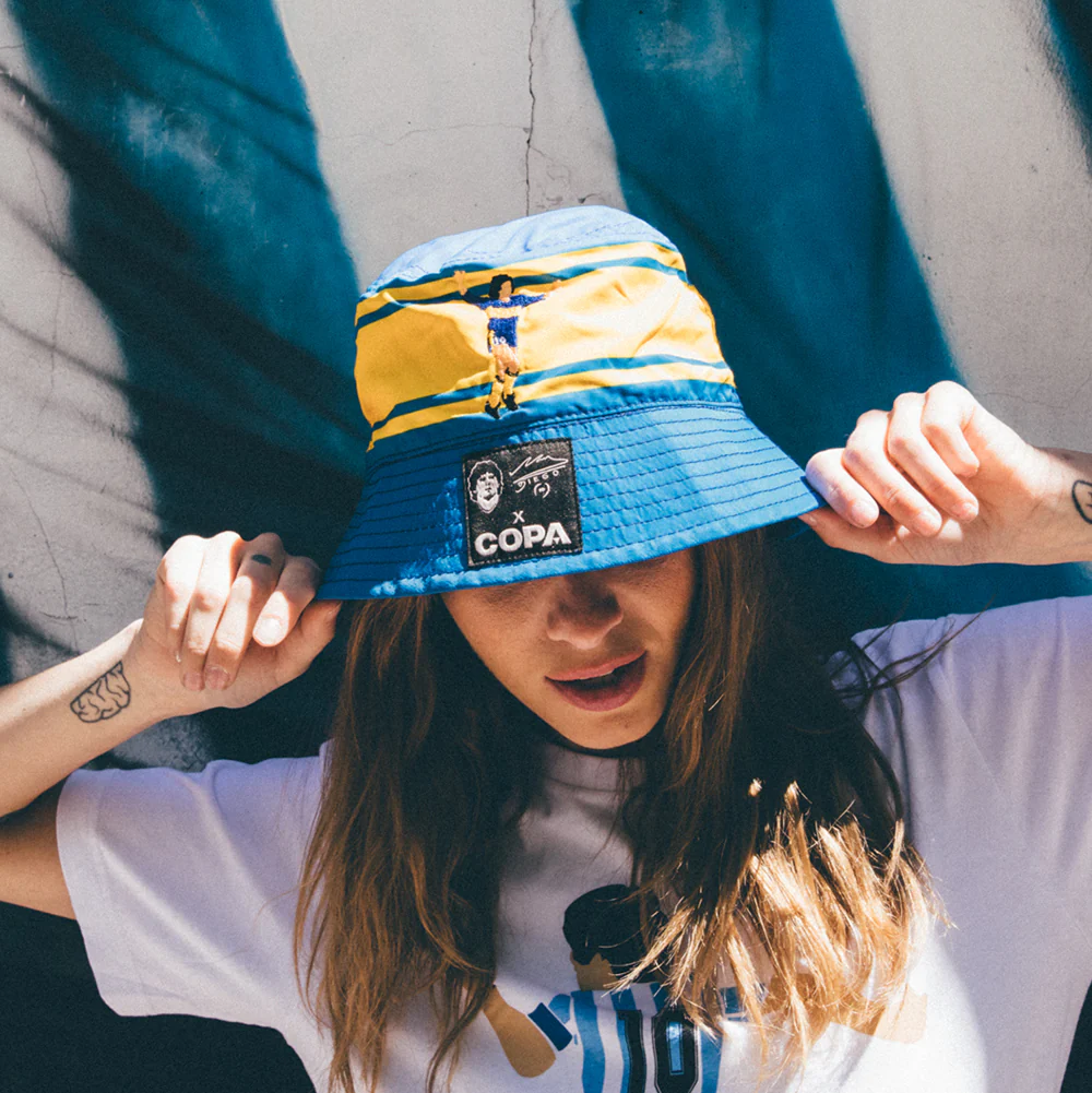 Maradona x COPA Boca Embroidery Bucket Hat