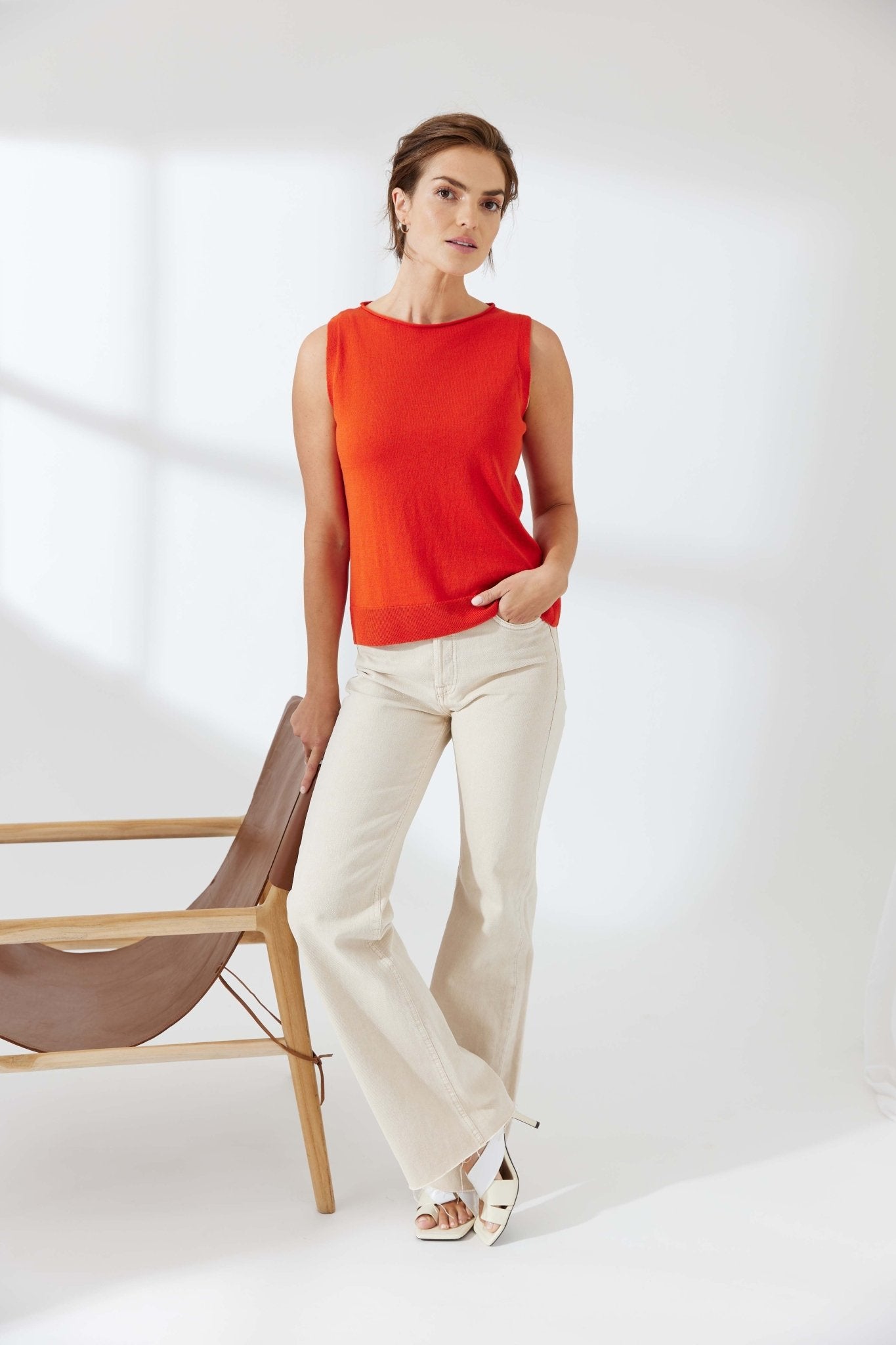 Cashmere Blend Tank Top