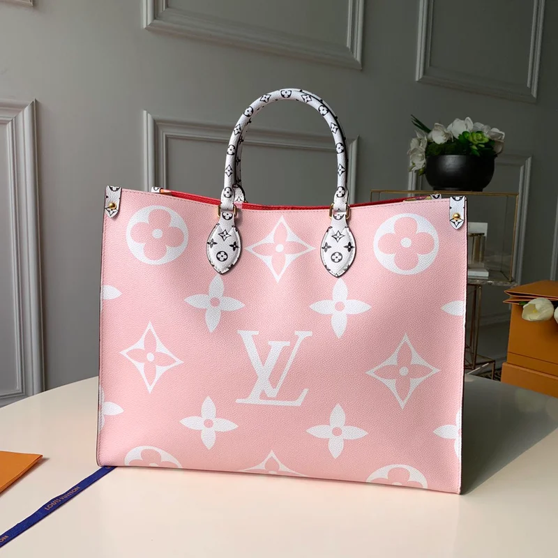 Louis Vuitton Onthego-M44570 Red 41Cm