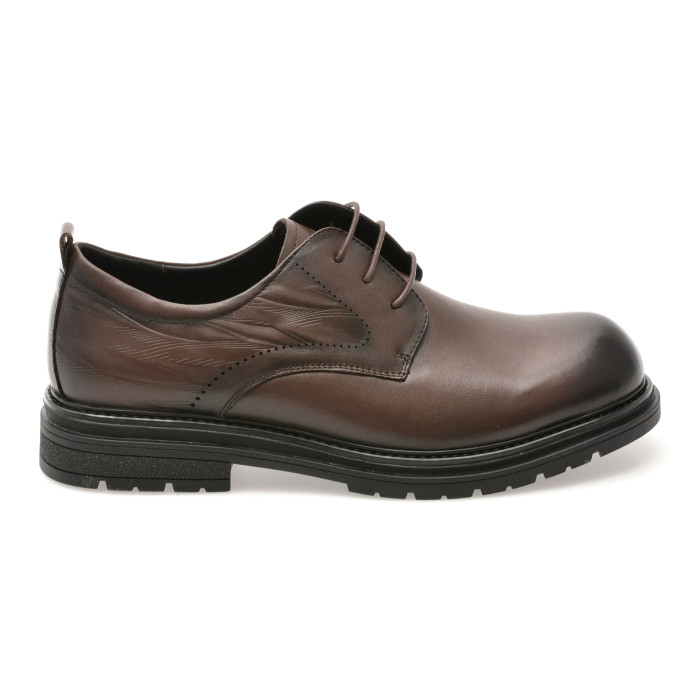 Pantofi EPICA maro, 9755, din piele naturala