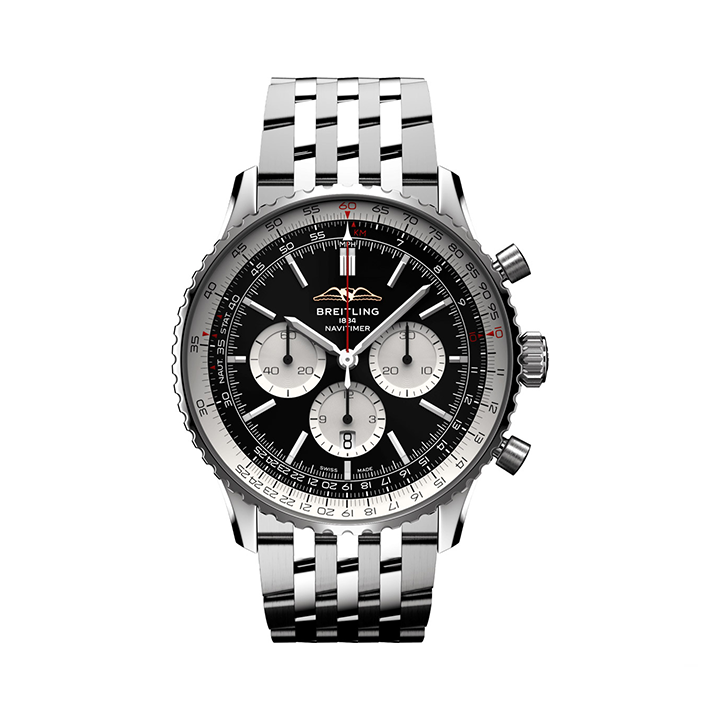 【Super Clone】Breitling AB0137211B1A1 Navitimer B01 Black Dial - Νew