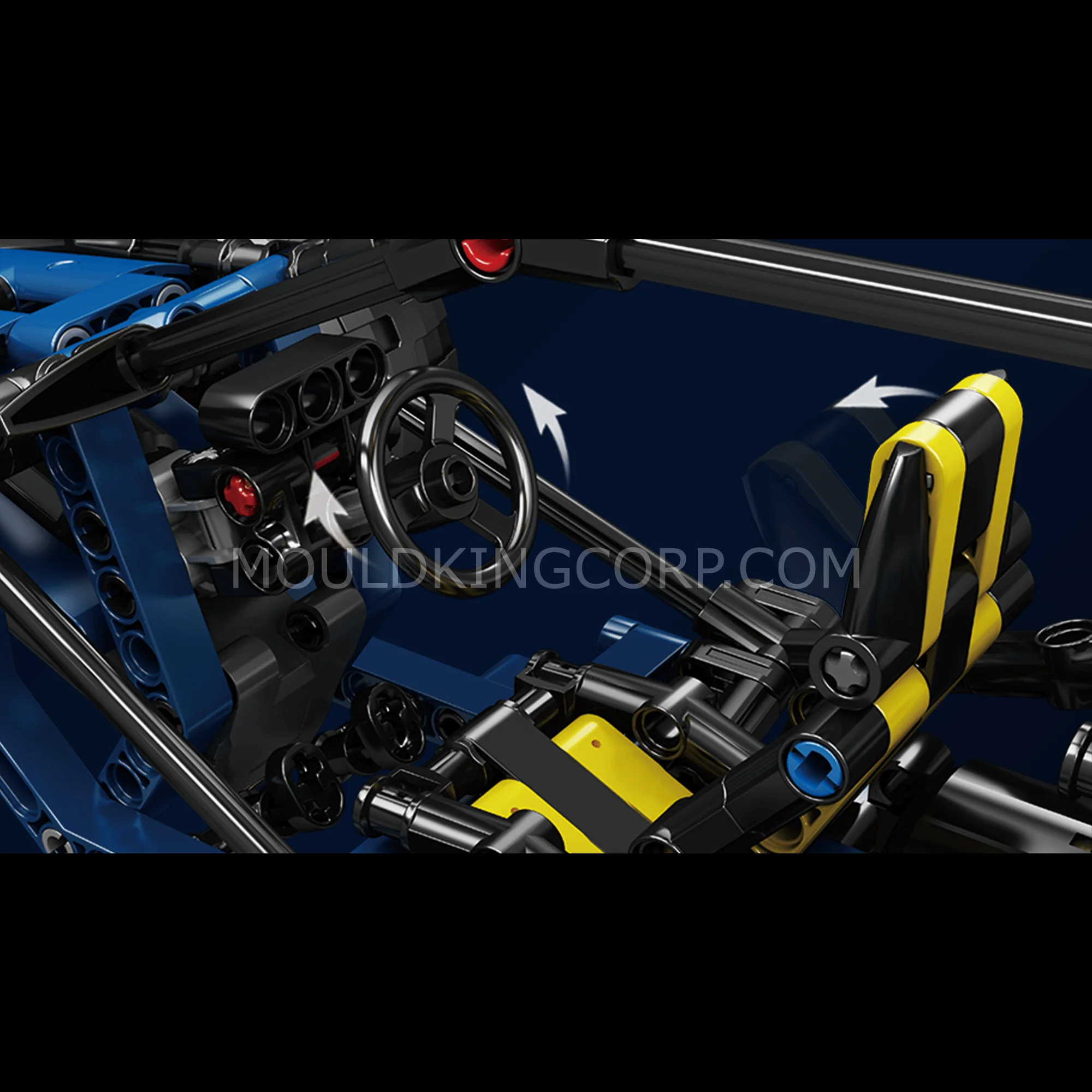 MOULD KING 18018 Lightning Buggy Remote Controlled Building Set | 532 PCS