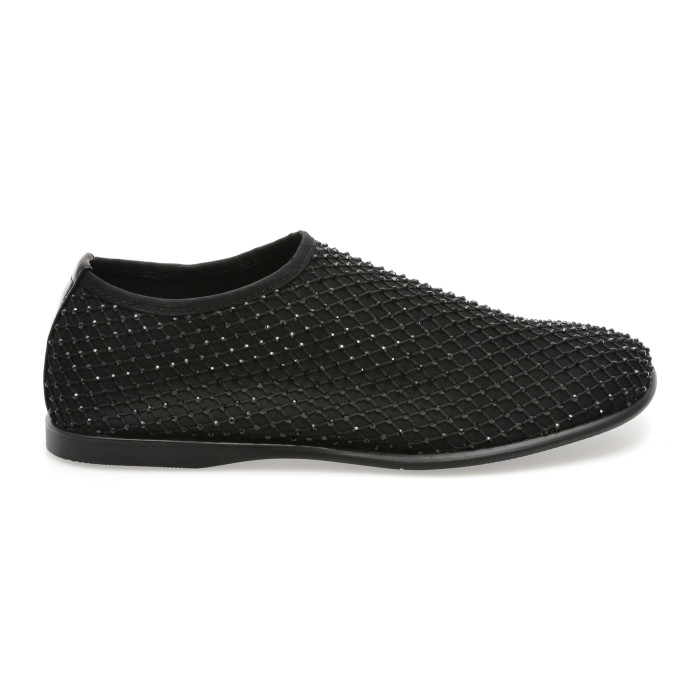 Pantofi EPICA negri, W475, din material textil