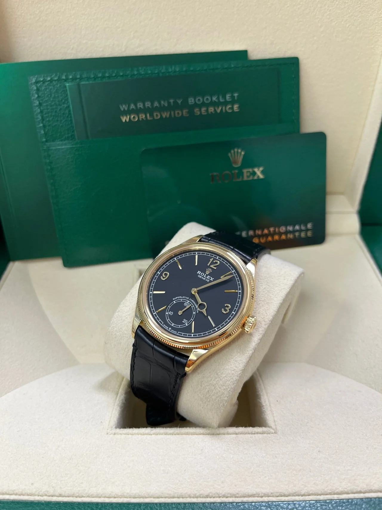 Rolex 1908 Yellow Gold 52508 0002 39 mm Replica Watch