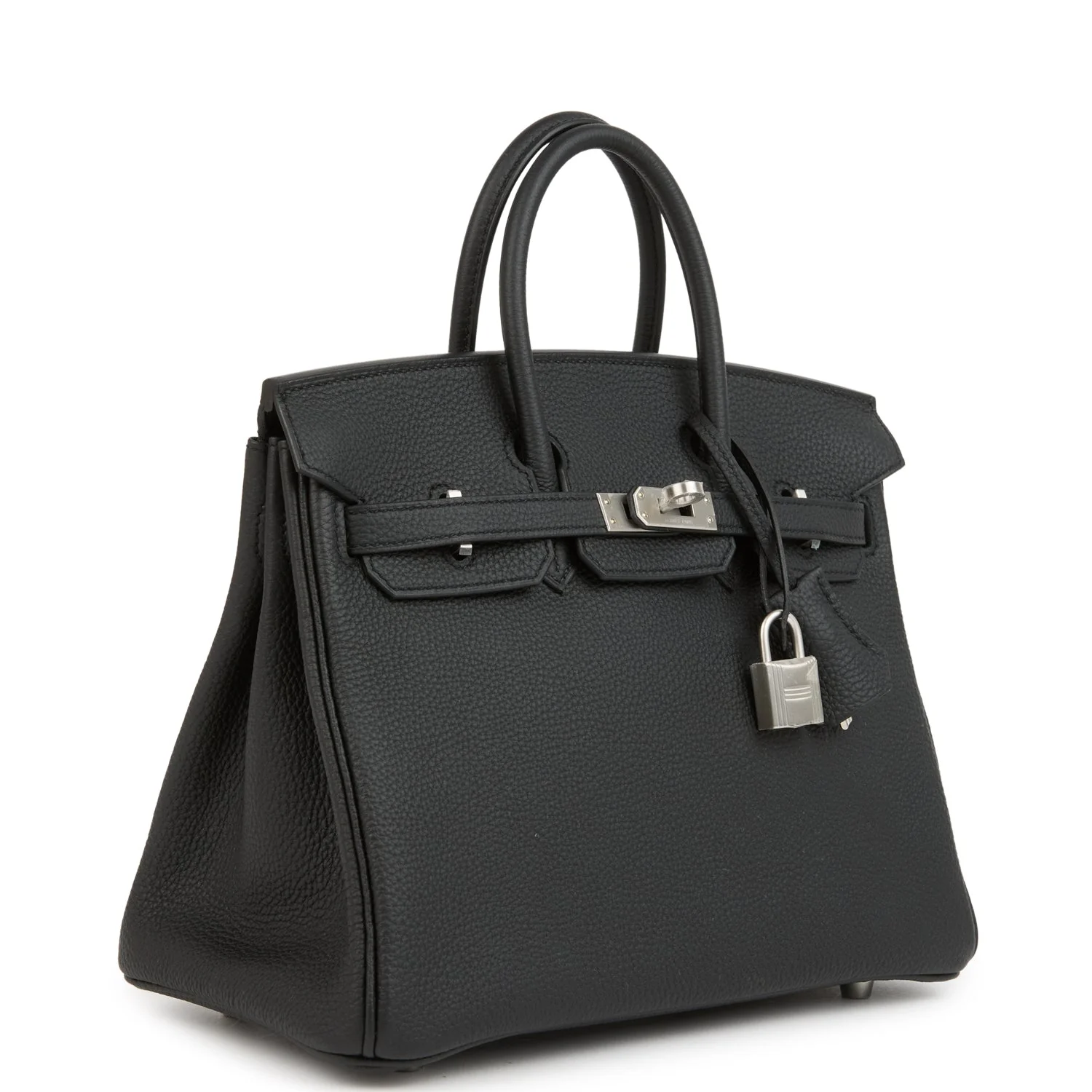 Hermes Birkin 25 Black Togo Brushed Palladium Hardware