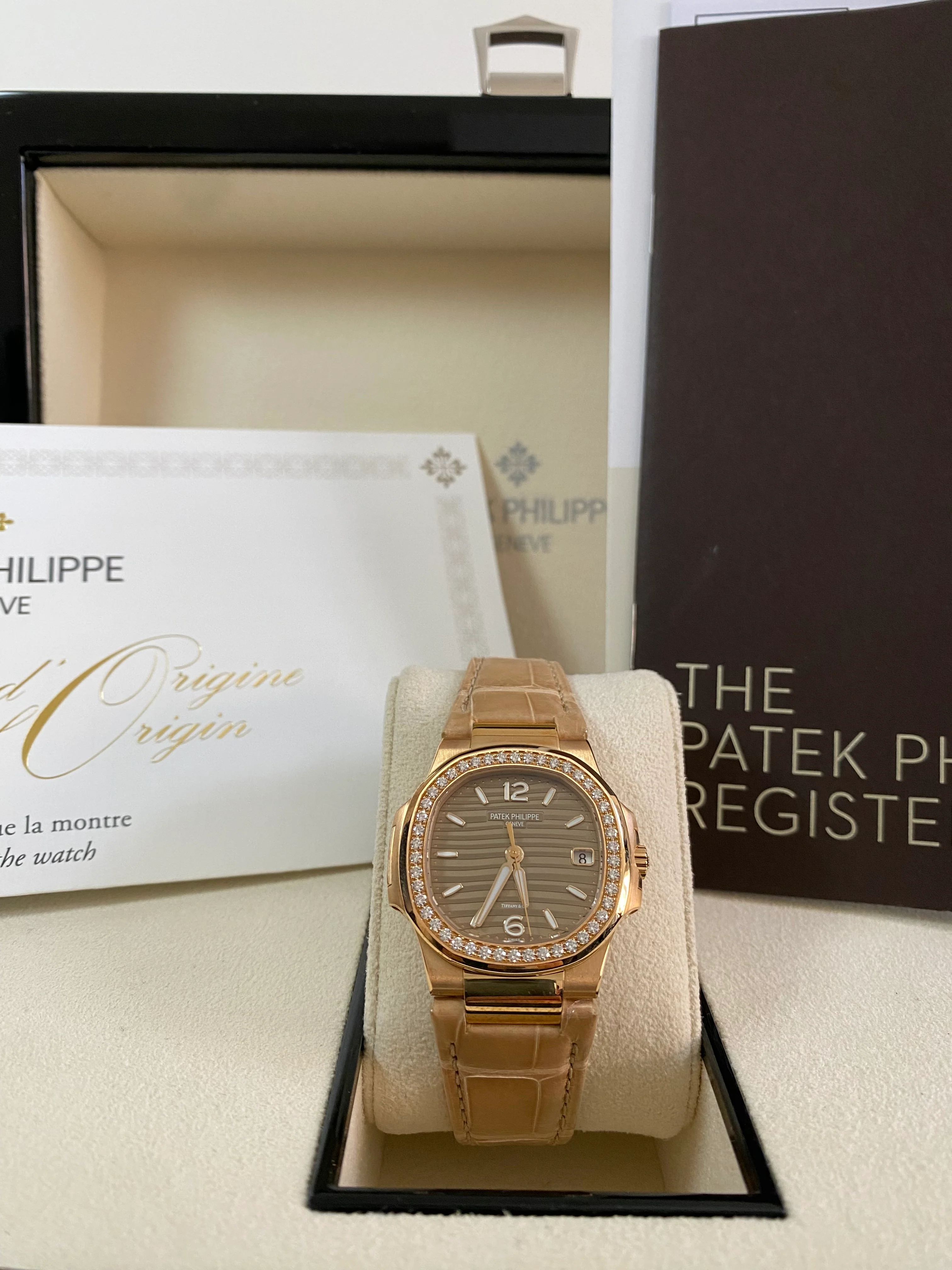 Patek Philippe Rose Gold Ladies Nautilus - 