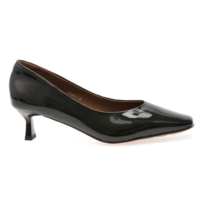 Pantofi eleganti EPICA negri, 923, din piele naturala lacuita