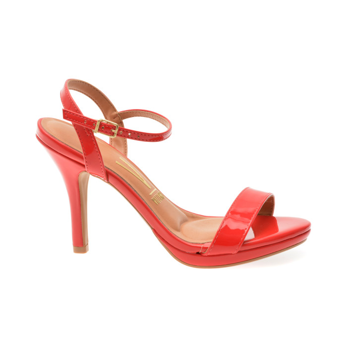 Sandale elegante VIZZANO rosii, 6210101, din piele ecologica