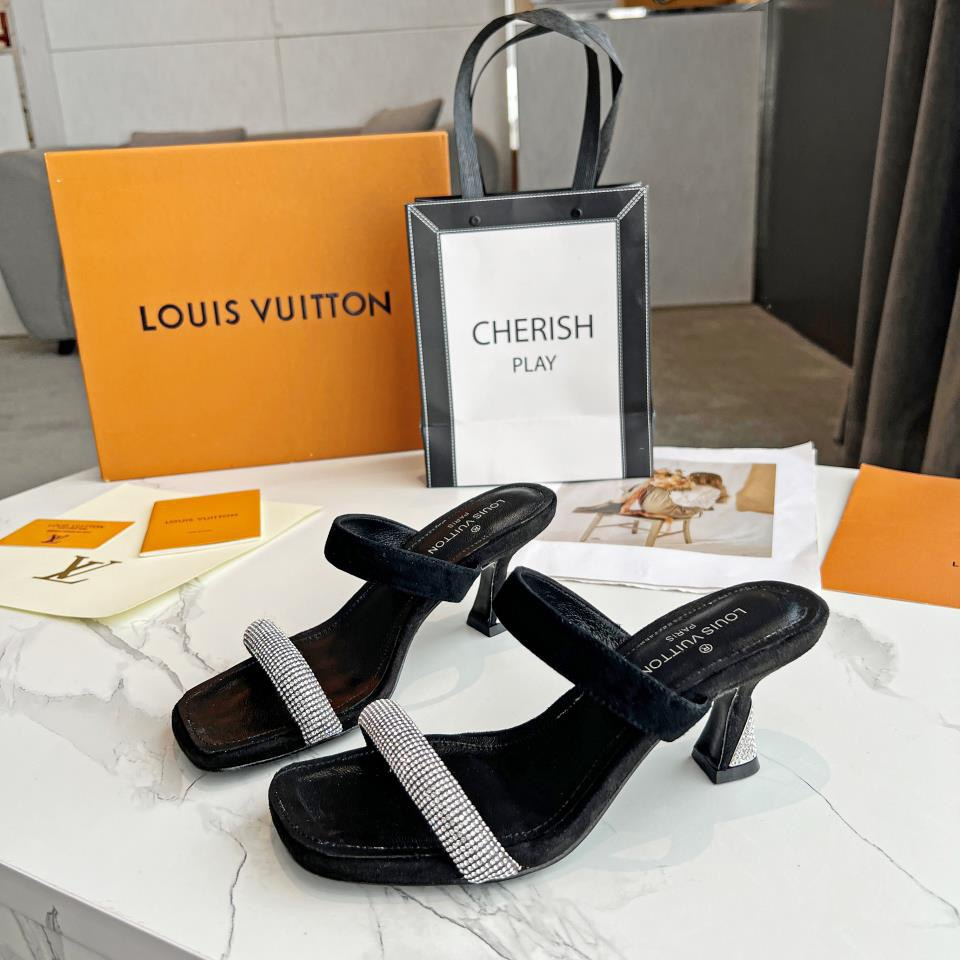 Louis Vuitton Sparkle Pumps Size 36-41 Height 5.5cm   2-Color