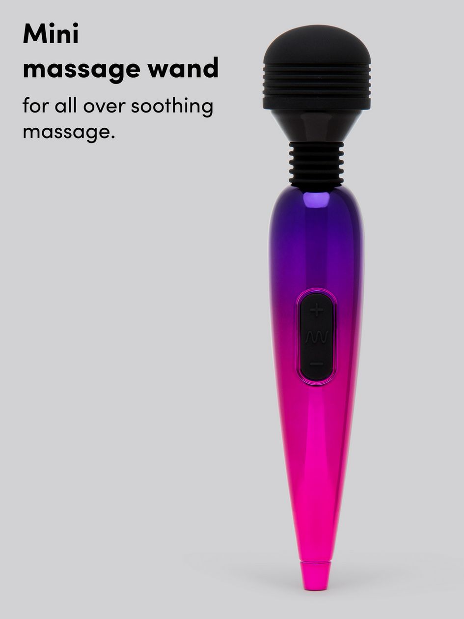 Lovehoney Deluxe Rechargeable Mini Metallic Massage Wand Vibrator