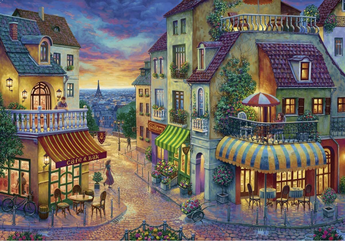 An Evening In Paris 1000 Piece Puzzle