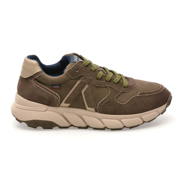 Pantofi sport CALLAGHAN kaki, 63800, din piele naturala