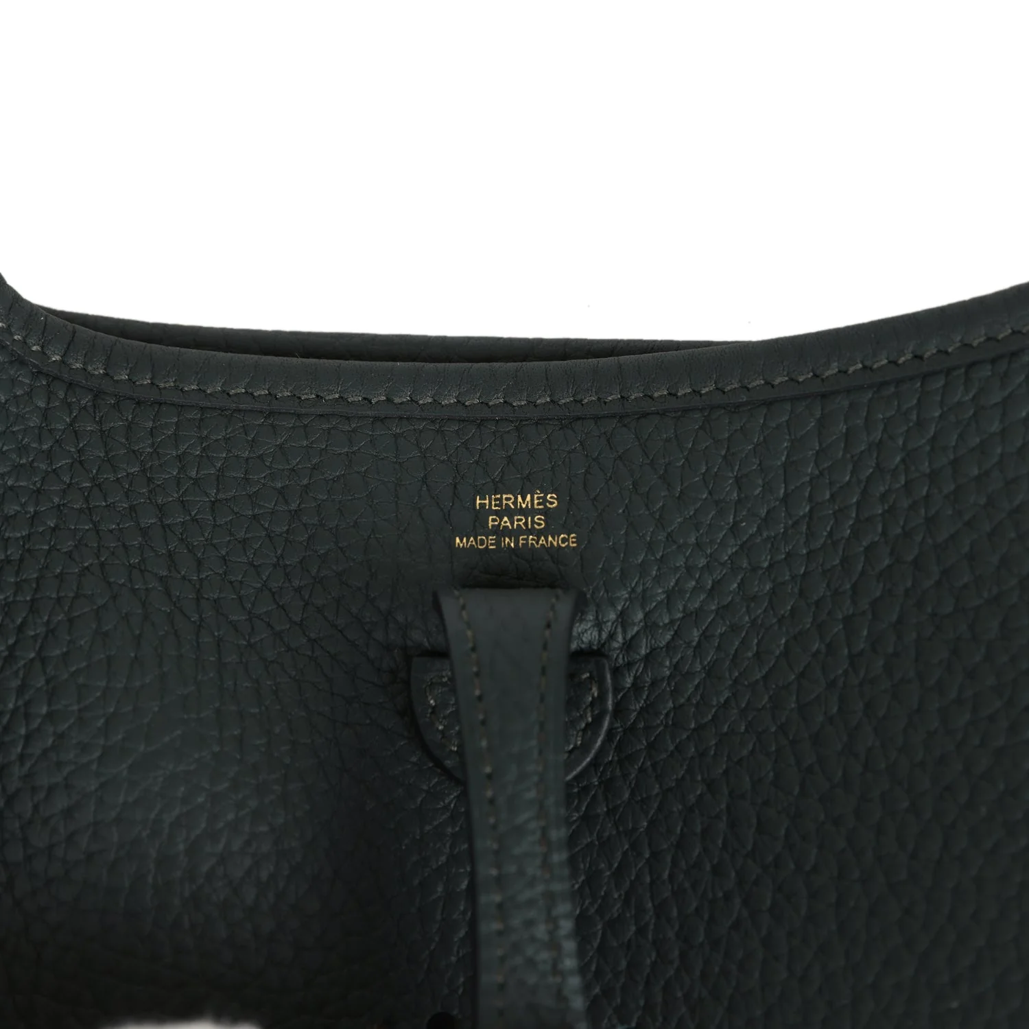 Hermes Evelyne TPM Vert Fonce Clemence Gold Hardware