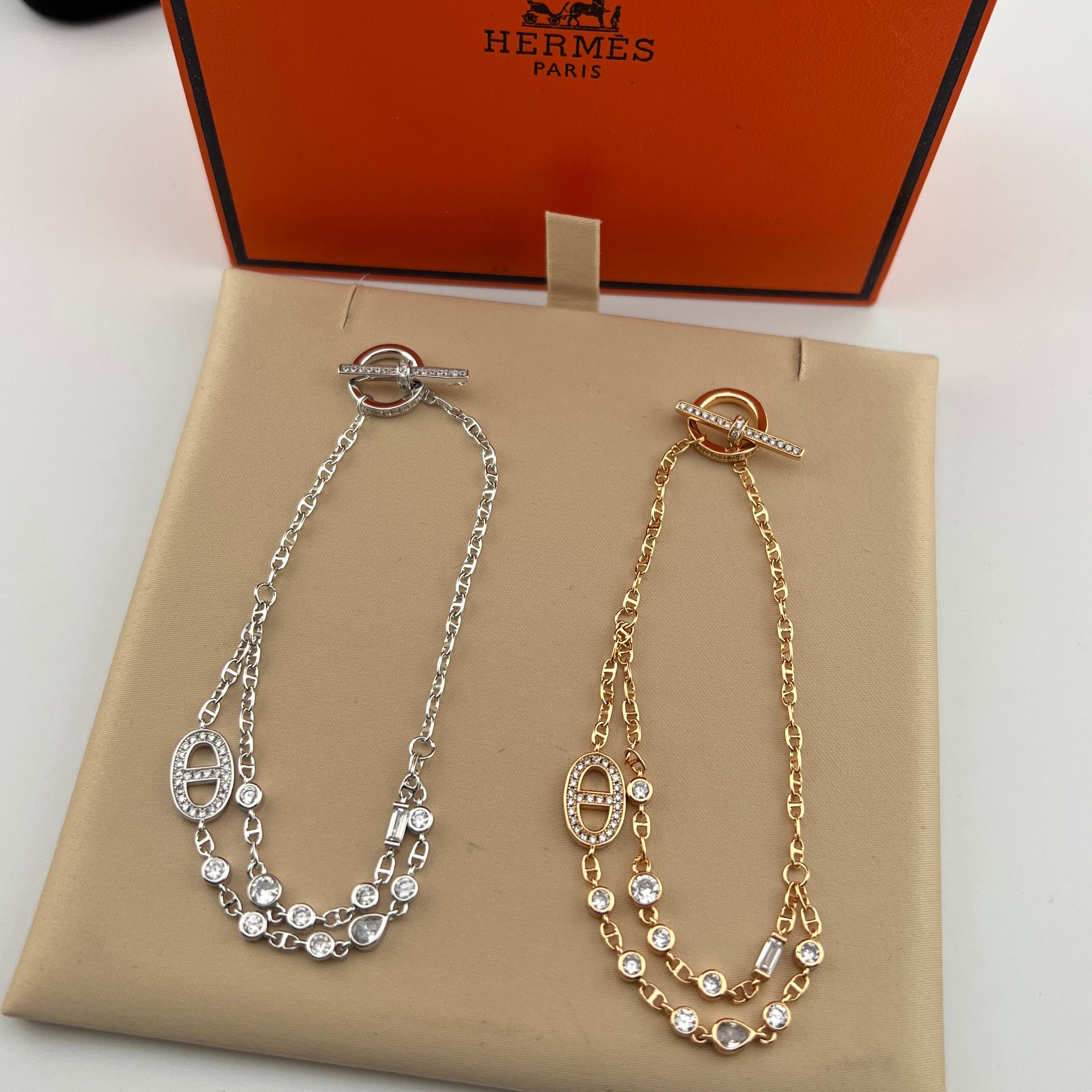 Fully diamond double-layer OT buckle bracelet - Artisantouchss