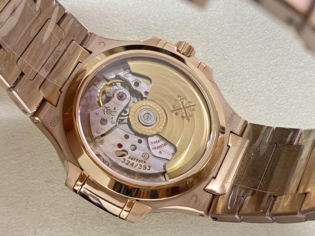 Patek Philippe Nautilus Ladies Rose Gold & Yellow Gold Silver Dial 7118 1R 001 35.2mm