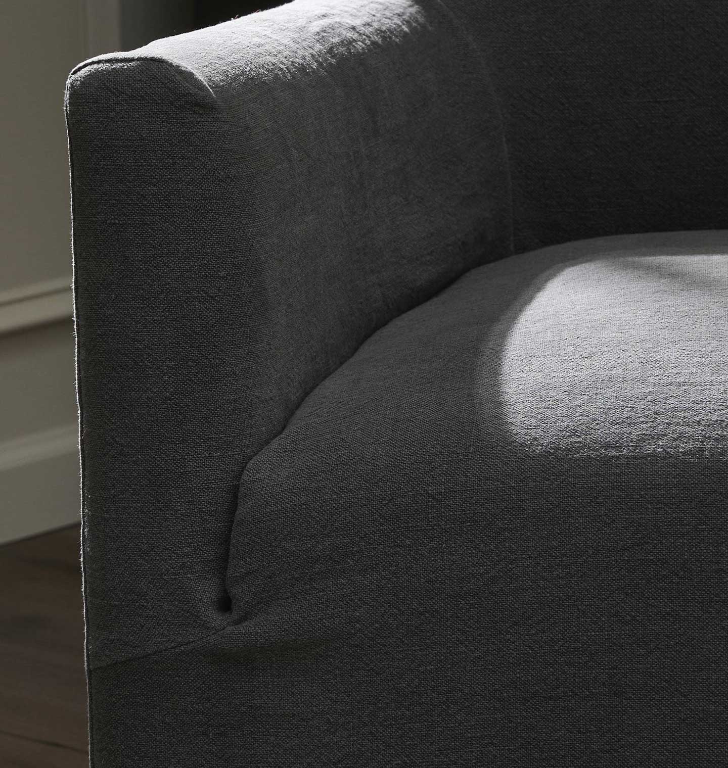 Lowell Slipcover Swivel Chair