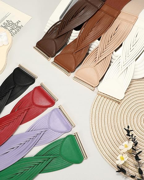 BELTIQUE Women Wide Elastic Belts