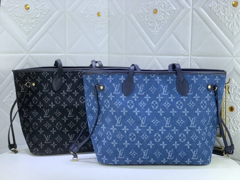 Louis Vuitton Denim Materials Neverfull Mm