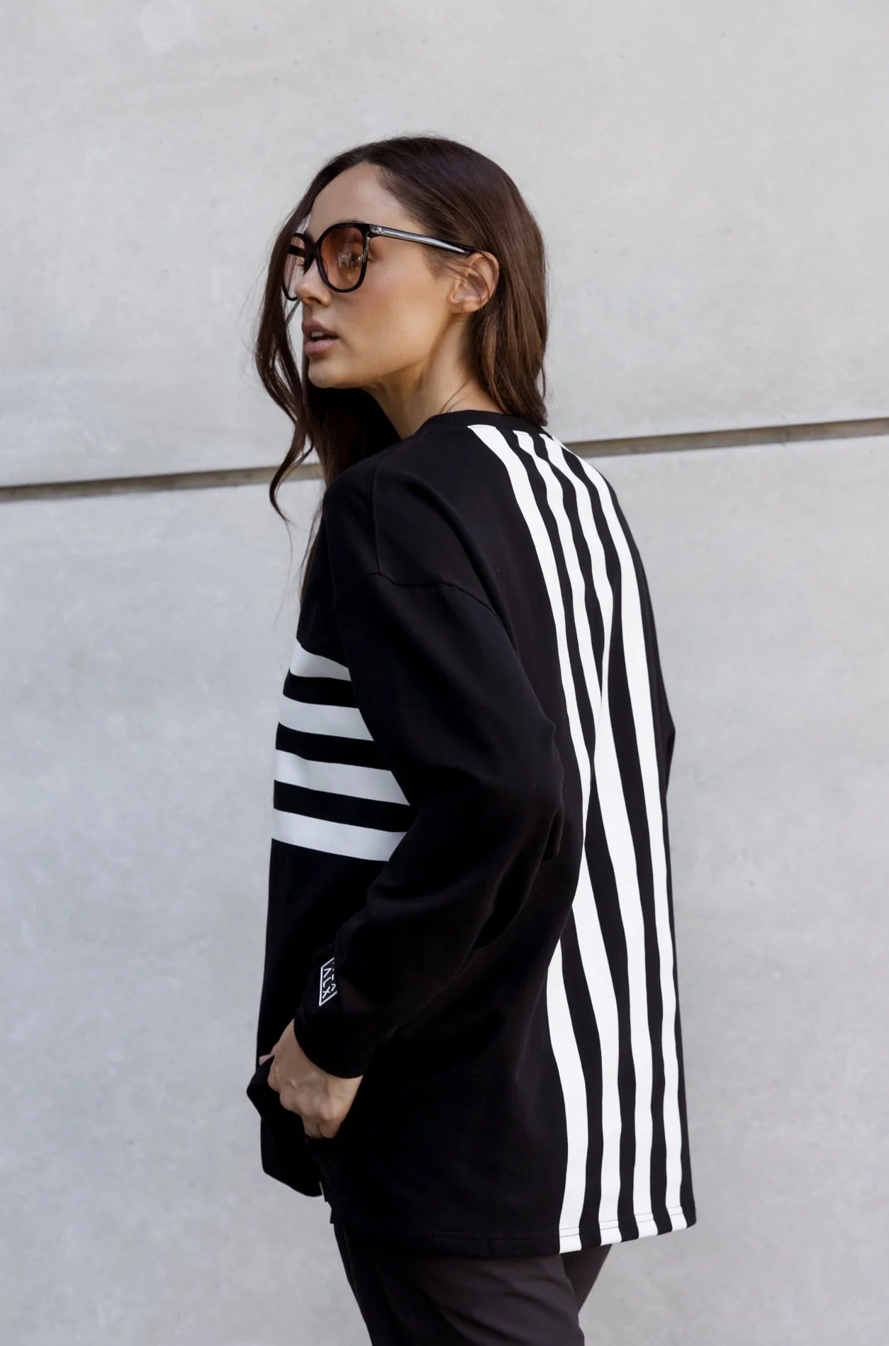 Stripe Shift Sweatshirt‌