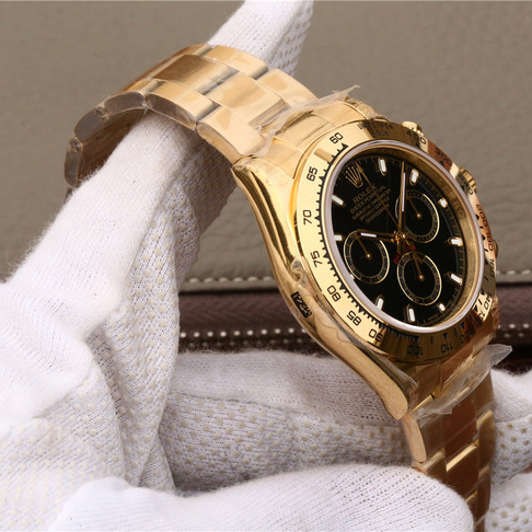 Daytona Gold Black Dial 40mm