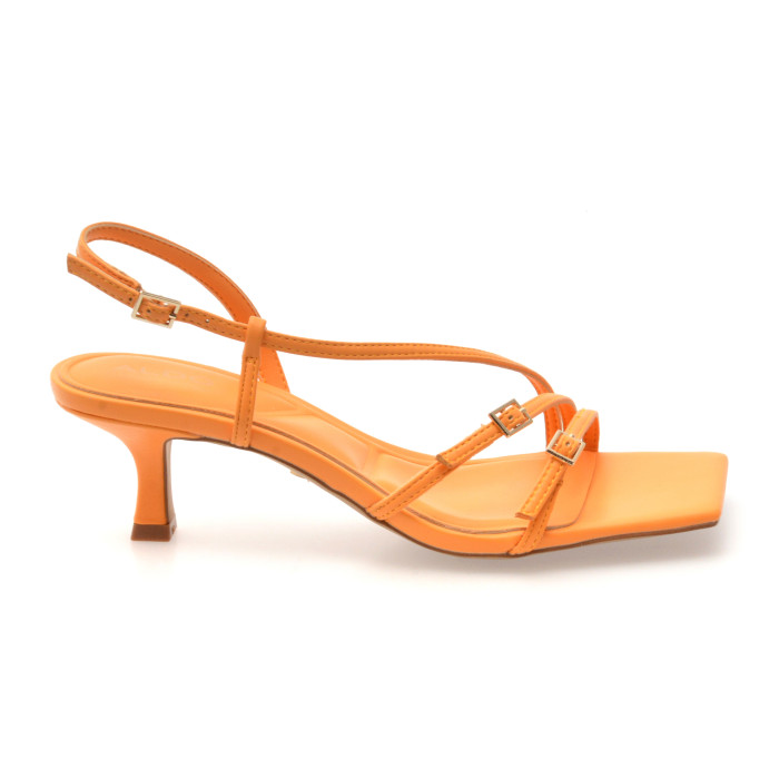 Sandale elegante ALDO portocalii, HARLIE 810, din piele ecologica