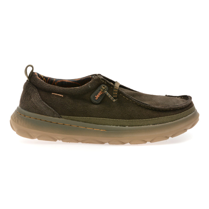 Mocasini JEEP kaki, M52040A, din piele intoarsa