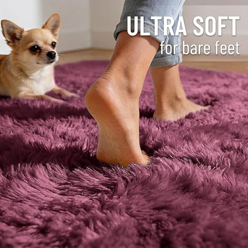 6x9 Machine Washable Large Area Rugs for Living Room, Bedroom