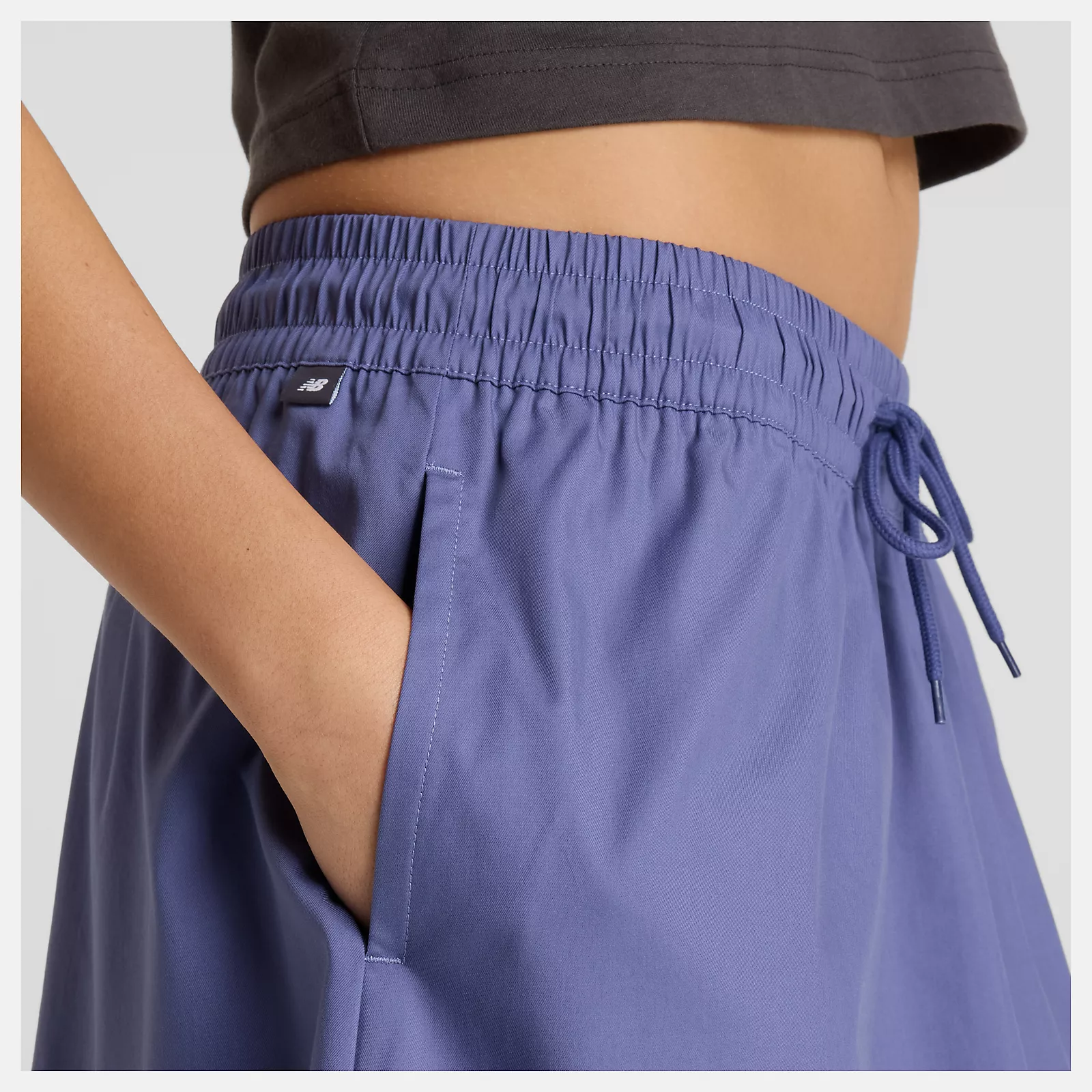 Twill Midi Skirt