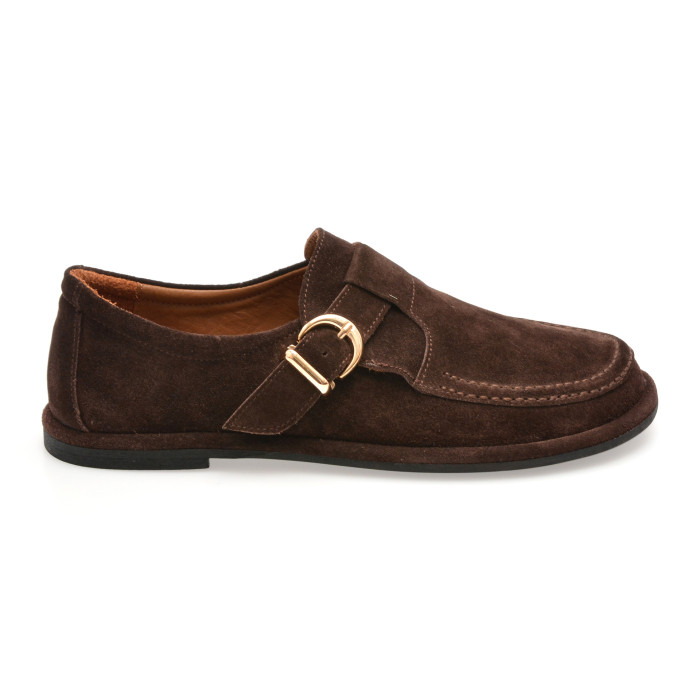 Pantofi EPICA maro, 2184038, din piele intoarsa