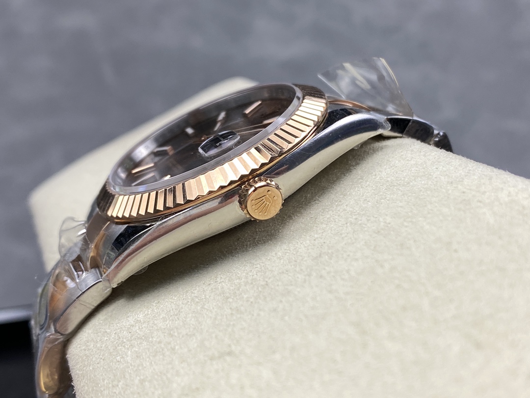 Rolex Datejust 41 Everose Gold Automatic 126331 0001 Chocolate Men's Watch