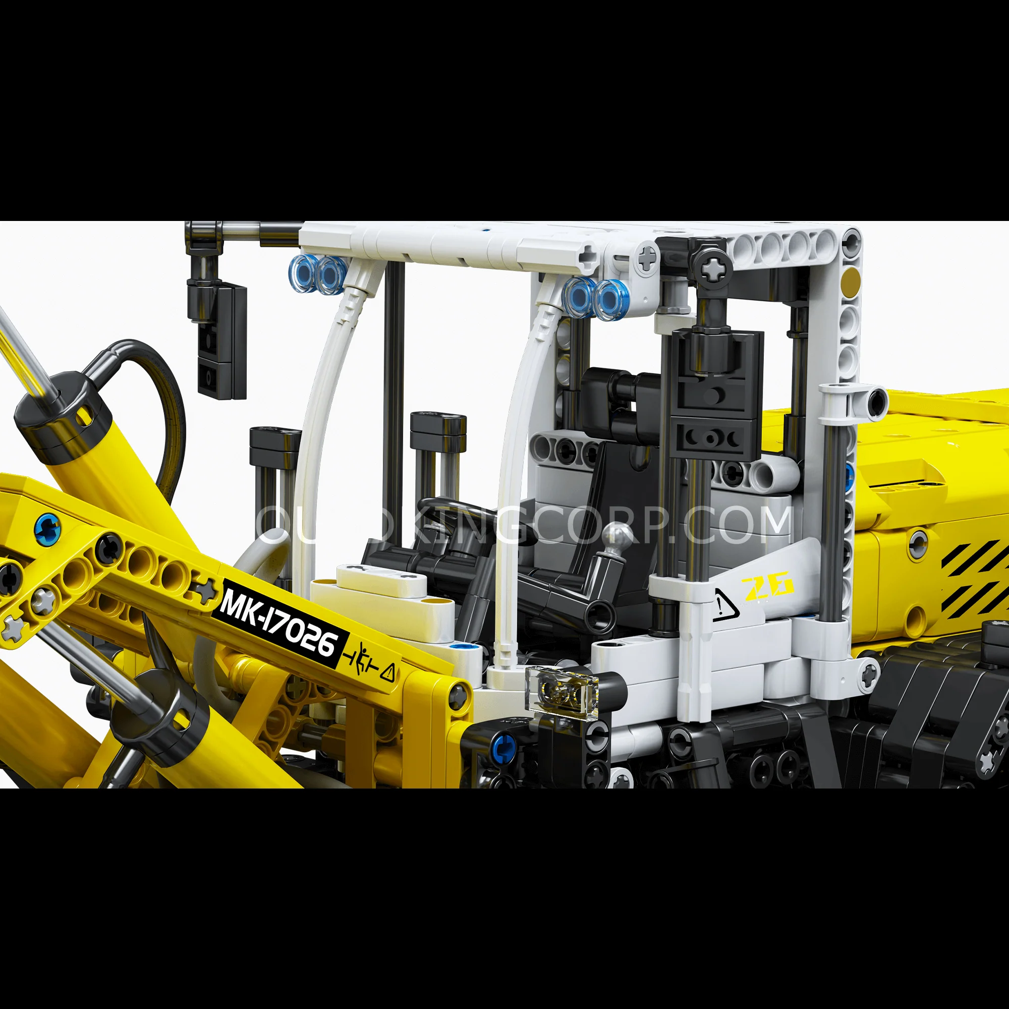 Mould King 17026 Pneumatic Construction Wheel Loader Building Set