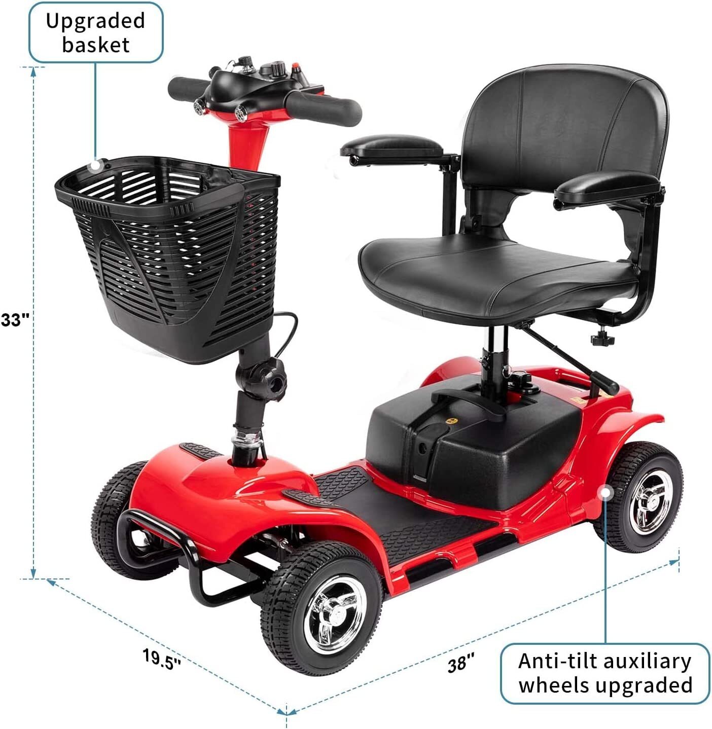 🔥Limited Availability🔥 Collapsible Electric Mobility Scooter for Adults & Seniors
