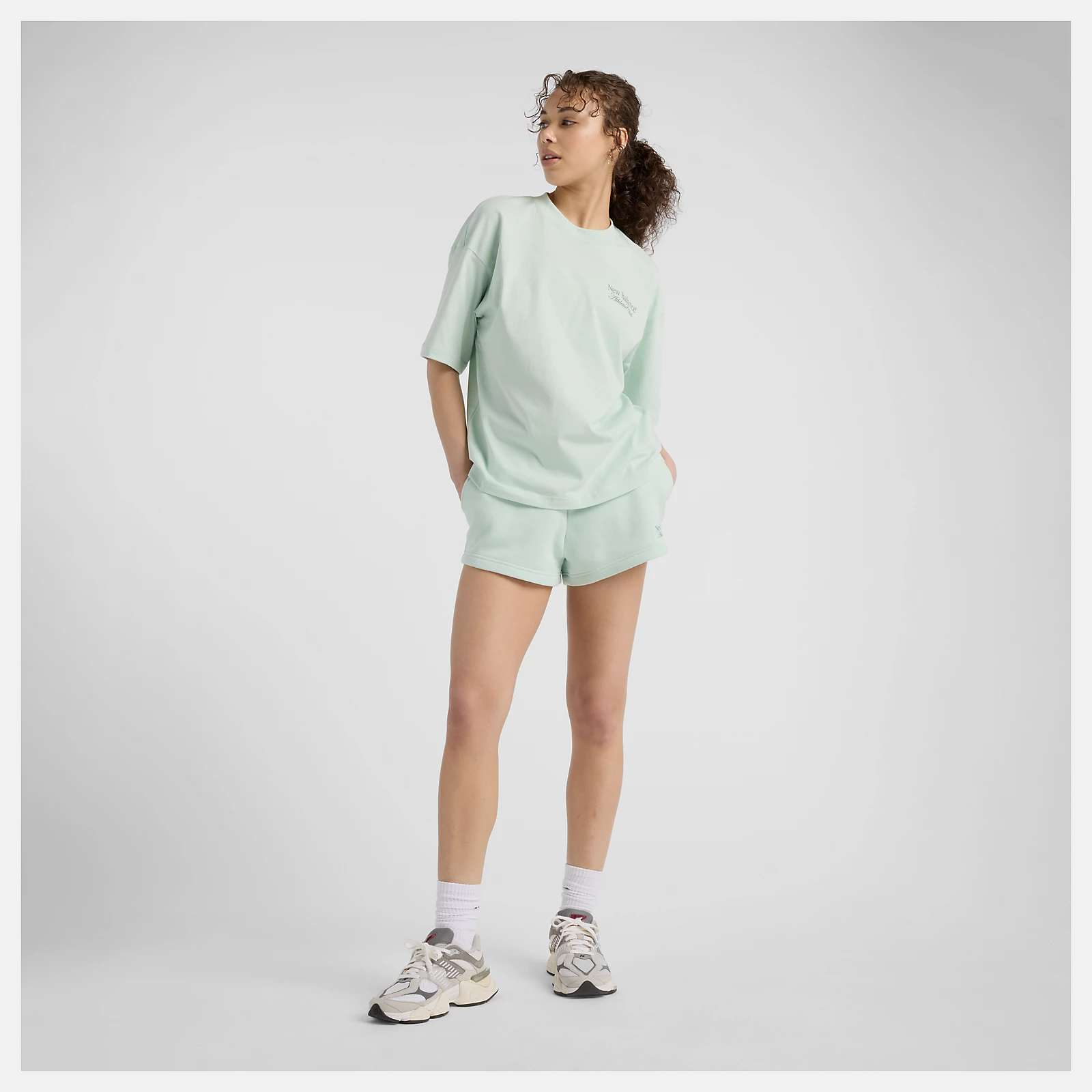 Linear Graphic Oversized T-Shirt