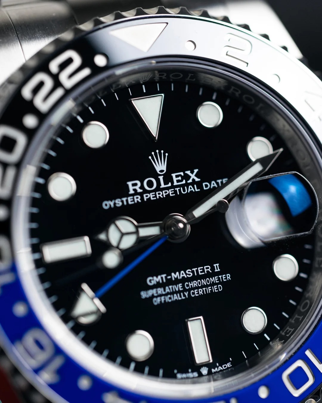 Rolex GMT Master ll Batman Oyster Bracelet Men's Watch M126710BLNR-0003