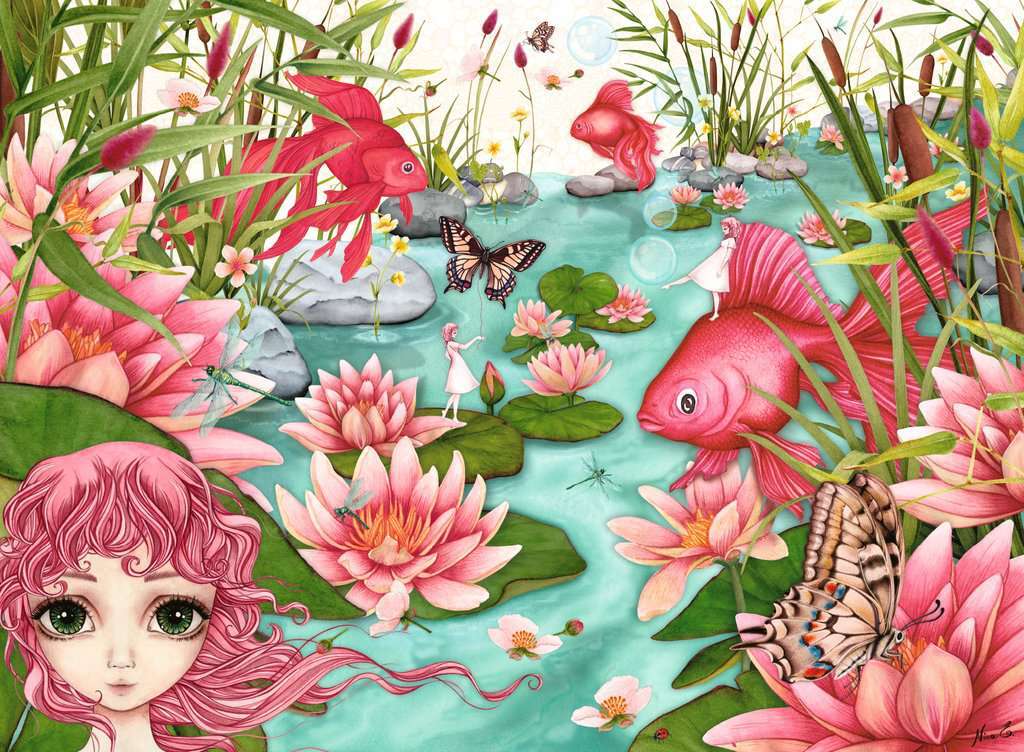 Minu’s Pond Daydreams 500 Piece Puzzle