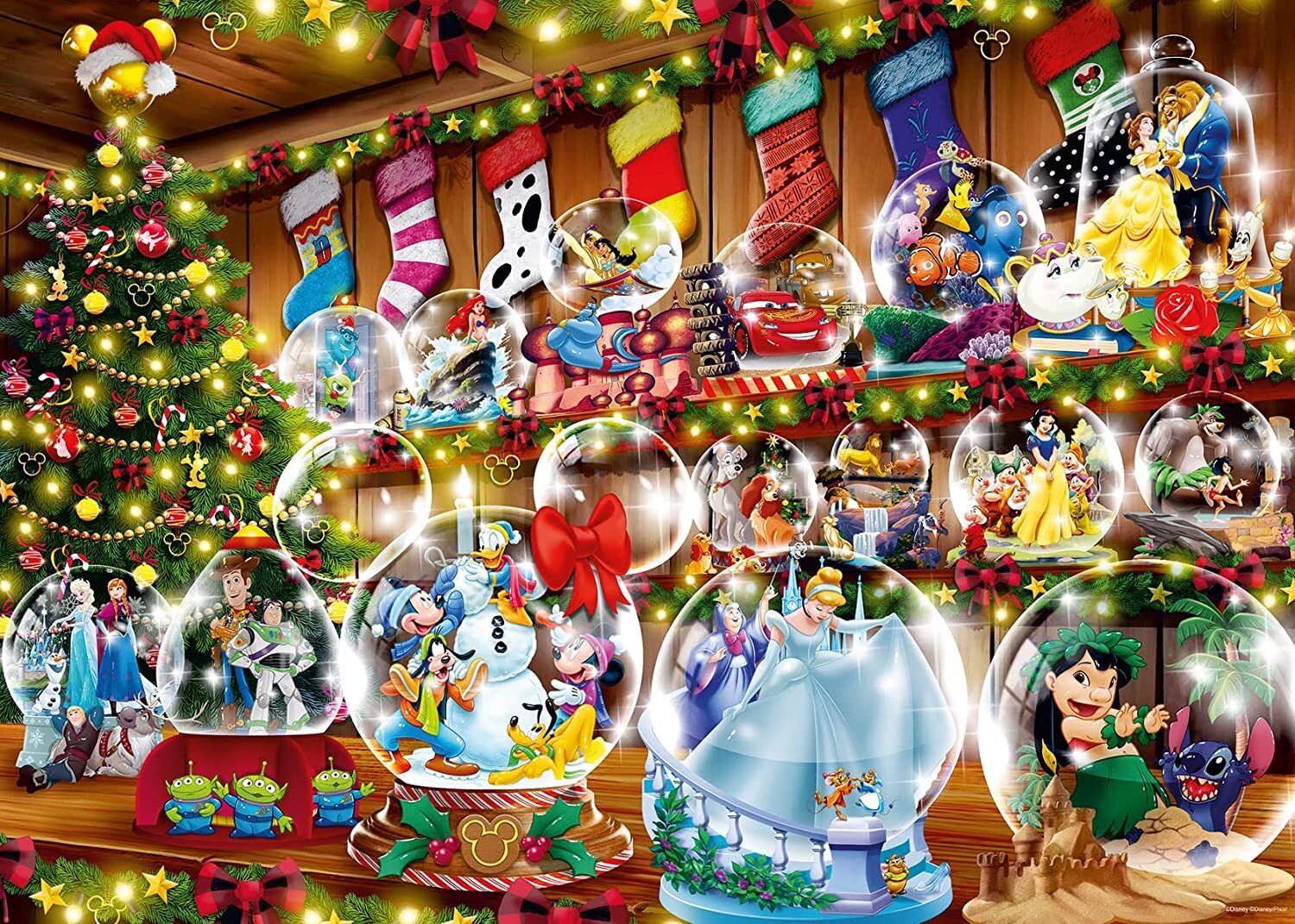 Christmas Snowglobe Paradise 1000 Piece Puzzle