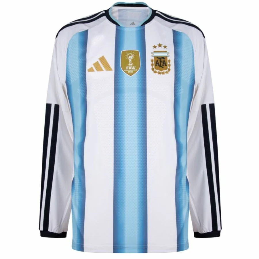 Argentina Home Long Sleeve Fan Jersey Shirt 2026 World Cup