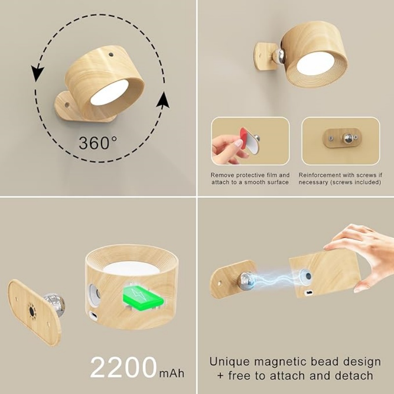 WALLARTISAN Motion Sensor Wall Light Indoor