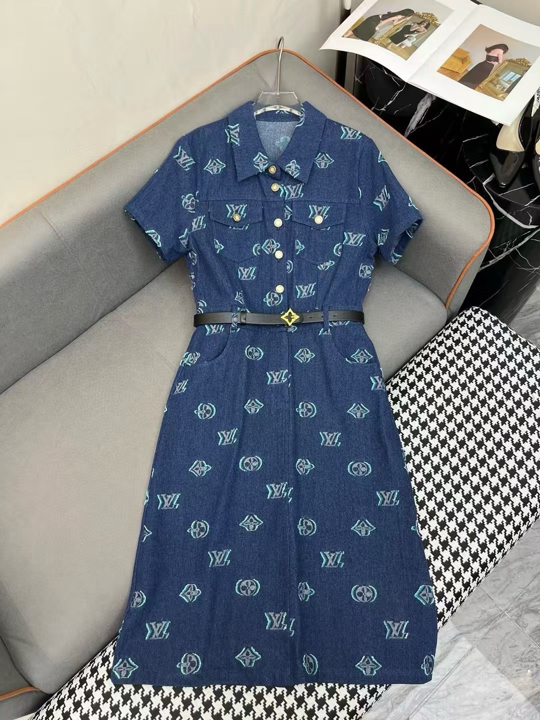 L X V Denim dress（Women's style）