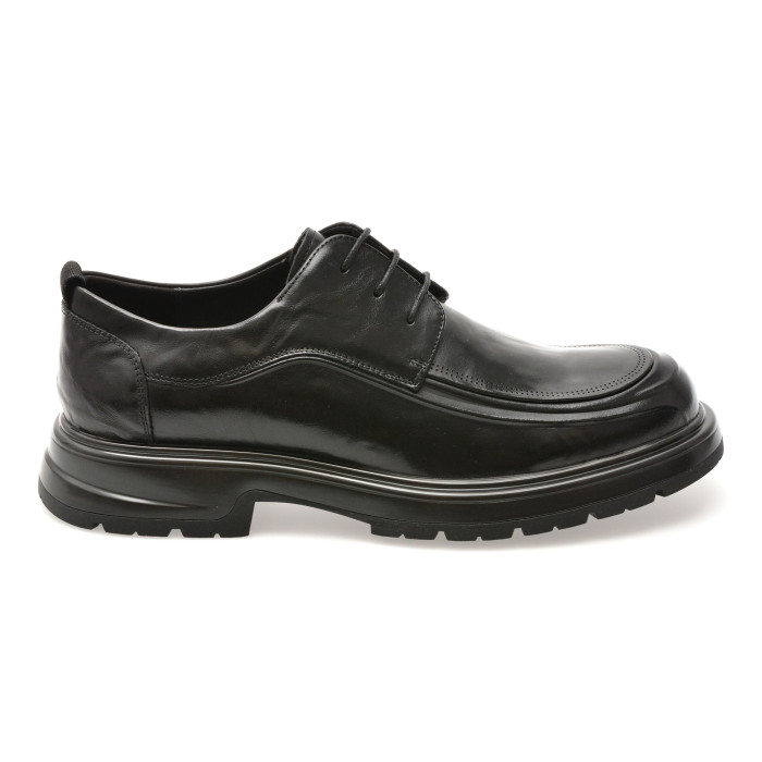 Pantofi GRYXX negri, 51636, din piele naturala