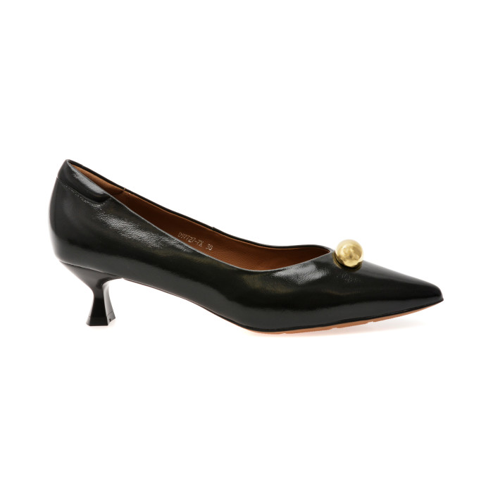 Pantofi eleganti EPICA negri, D97727, din piele naturala