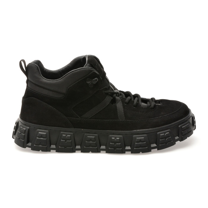 Ghete GRYXX negre, LN18, din piele naturala