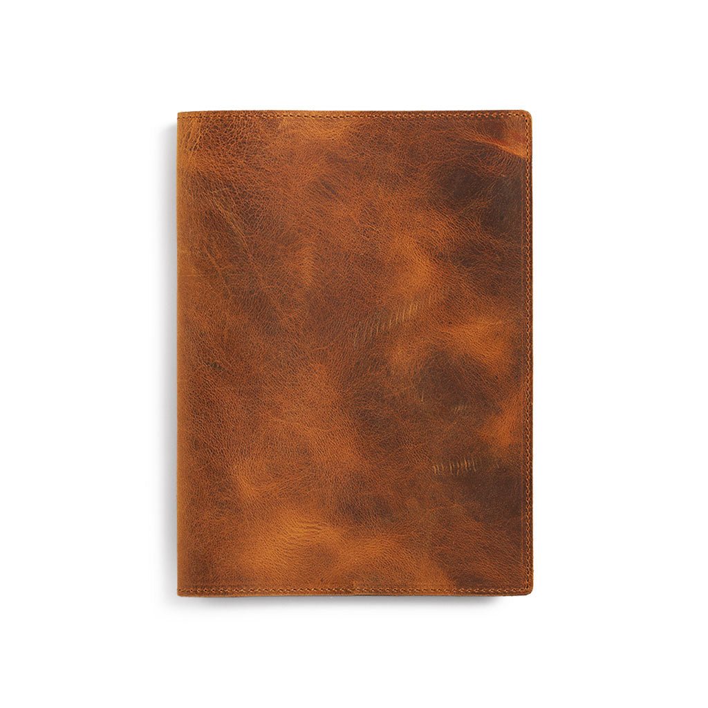 Slim Leather Notebook Cover – A5