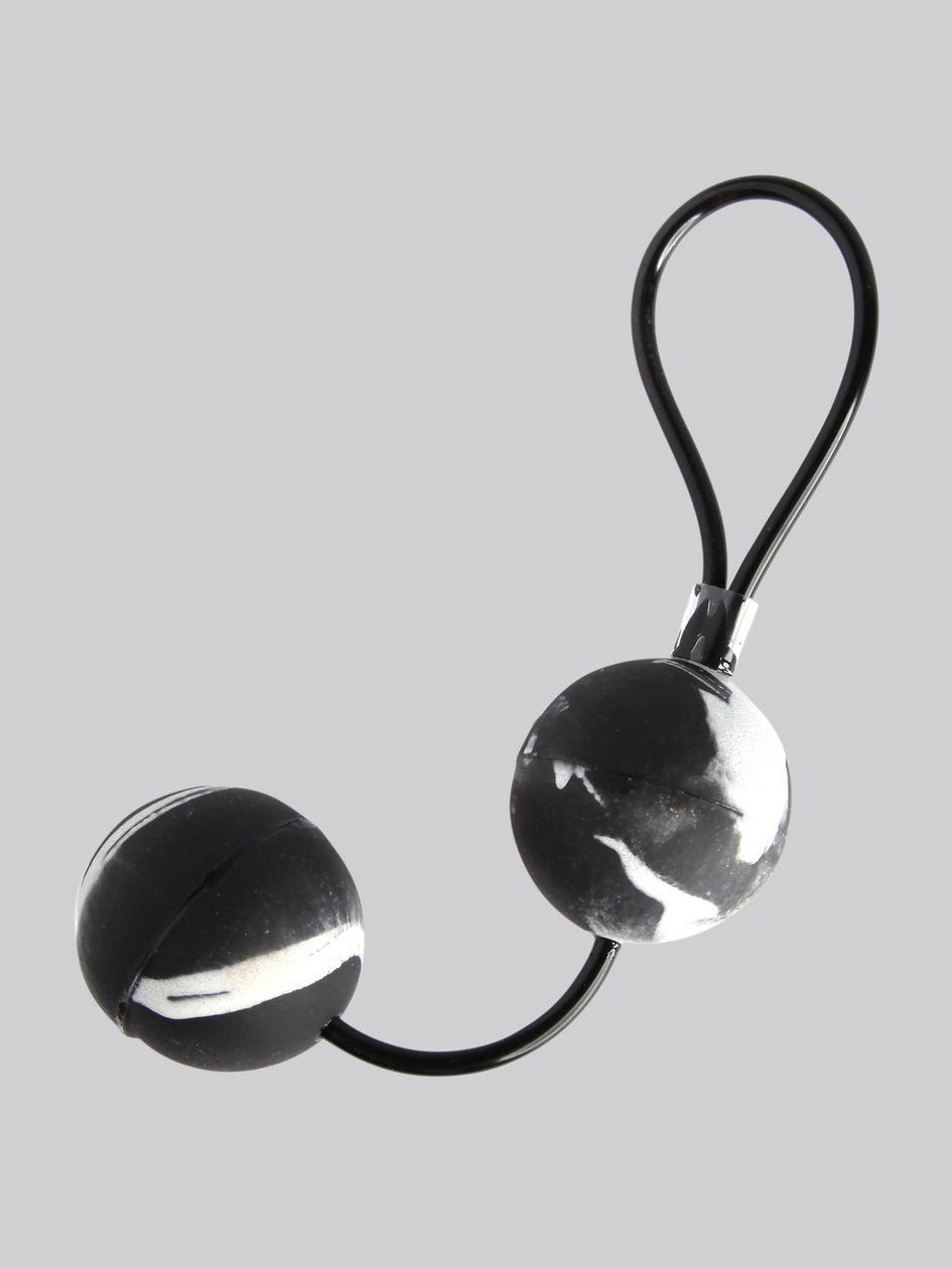 Oscillating Textured Duo Ben Wa Balls 69g