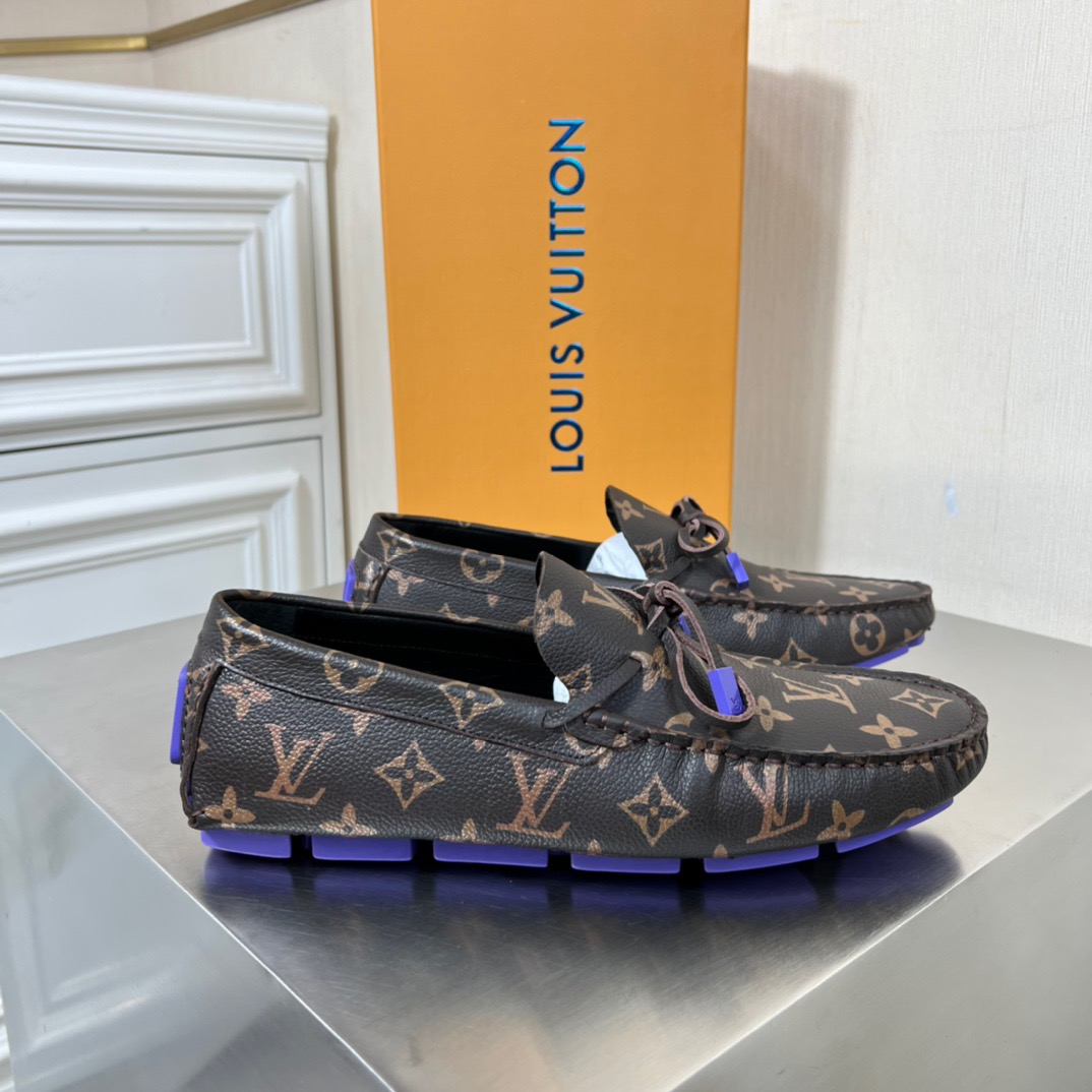 Louis Vuitton LV Driver Moccasin Loafers Size 39-45 3-Color